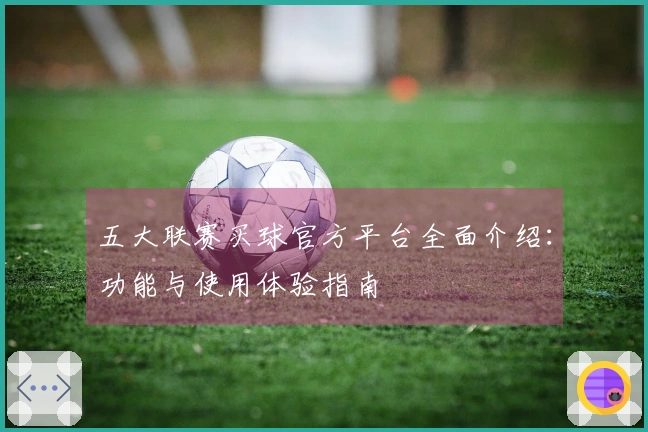 五大联赛买球官方平台全面介绍：功能与使用体验指南
