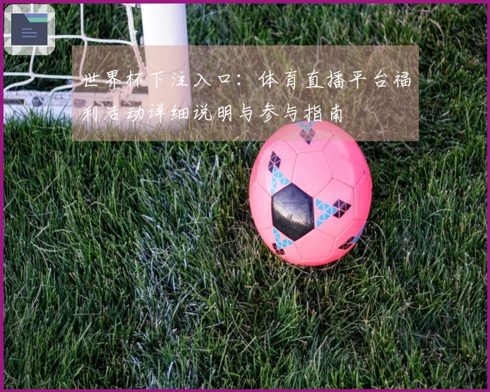 世界杯下注入口：体育直播平台福利活动详细说明与参与指南